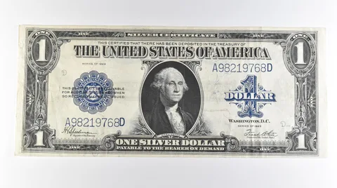 1923 $1 Silver Certificate Large Note Blue Seal FR#237 a0764