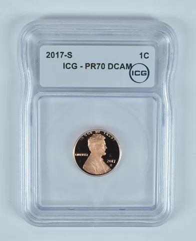2017-S Lincoln Shield Cent PR70 DCAM ICG