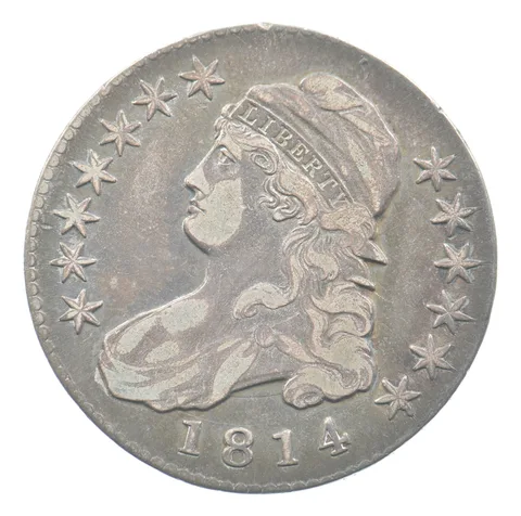1814 Capped Bust Half Dollar O-109 R2 a5081