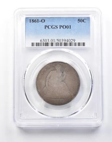 1861-O Seated Liberty Half Dollar PO01 PCGS Lowball *4093