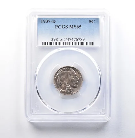 1937-D Indian Head Buffalo Nickel MS65 PCGS *5949