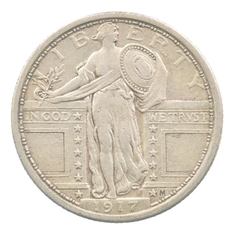 1917 Standing Liberty Quarter Type 1 *5649