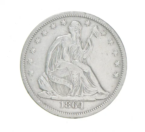 1864-S Seated Liberty Half Dollar a2464