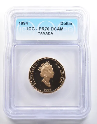 1994 Canada 1 Dollar PR70 DCAM ICG *3980