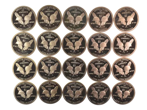 (20) 2016-S Sacagawea $1 Proof ROLL Code Talkers