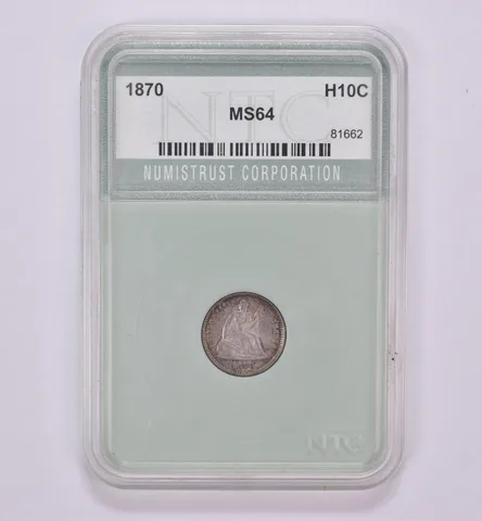 1870 Seated Liberty Half Dime Beautiful Tone *0467