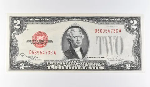 1928 F $2 Legal Tender Red Seal a9727