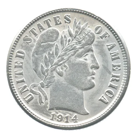 1914-S Barber Dime a6846
