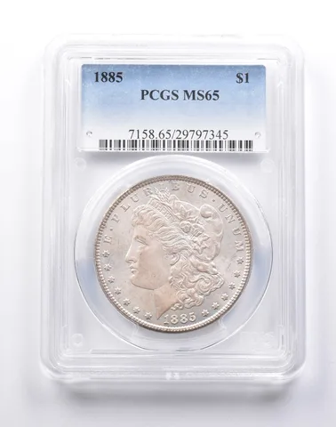 MS65 1885 Morgan Silver Dollar PCGS *1409