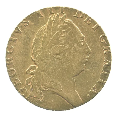 1791 Great Britain Gold Spade Guinea George III *7409