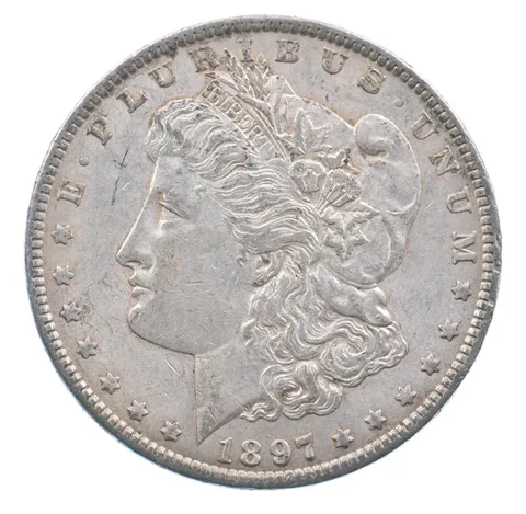 Better 1897 Morgan Silver Dollar - 90% US Coin - Nice Coin *498