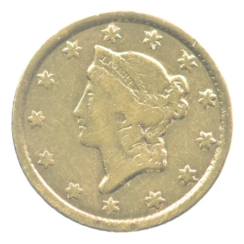 1853-O $1 Liberty Head Gold Dollar *3883