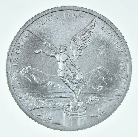 2024 Mo Mexico 1/4 Onza Silver Libertad