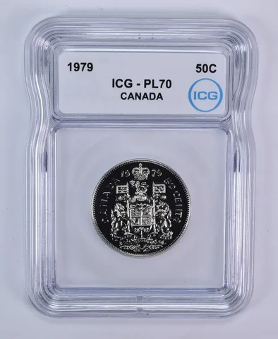 1979 Canada 50 Cents PL70 ICG