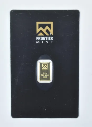 0.5g Gold Bar Frontier Mint