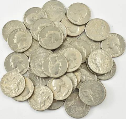 (40) 1976 P/D Bicentennial Washington Drummer Boy Quarters Circulated