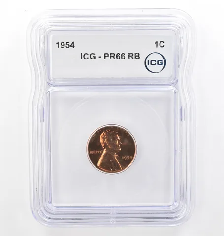 1954 Lincoln Wheat Cent PR66 RB ICG Beautiful Tone *7680