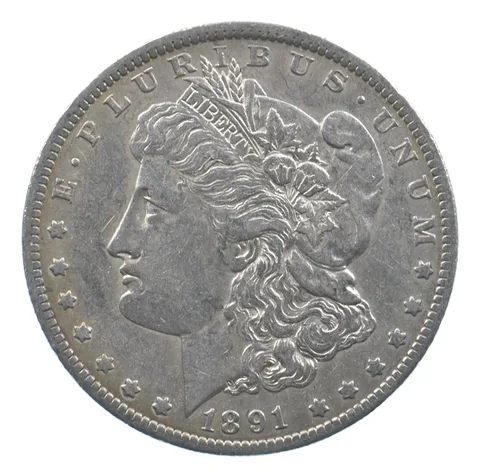 Early - 1891-O Morgan Silver Dollar - 90% US Coin *453