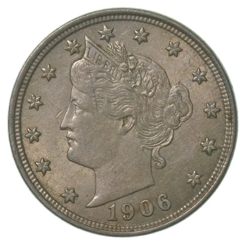 1906 Liberty V Nickel *6343