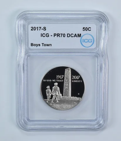 2017-S Boys Town Commemorative Half Dollar PR70 DCAM ICG