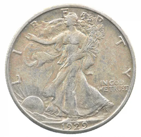1929-S Walking Liberty Half Dollar *7545