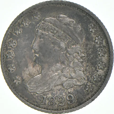 1829 Liberty Cap Half Dime M12 R6 a7939