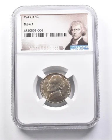 MS67 1943-D Jefferson Nickel NGC *6197