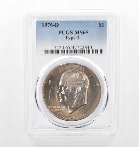 1976-D Eisenhower $1 MS65 PCGS Beautiful Tone *2222