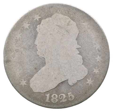 1825 Capped Bust Quarter 1825/4/2 *8897