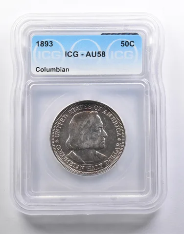 1893 Columbian Exposition Half Dollar AU58 ICG *6565