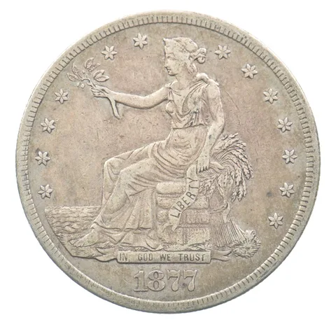 1877-S Seated Liberty Trade Dollar *3522