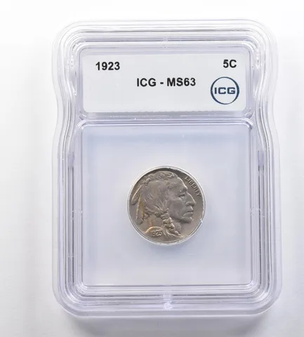 1923 Indian Head Buffalo Nickel MS63 ICG *2490