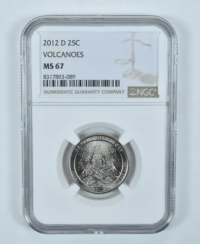 2012-D Washington Quarter ATB Volcanoes America The Beautiful MS67 NGC