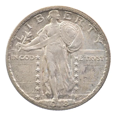 1918-S Standing Liberty Quarter a9082