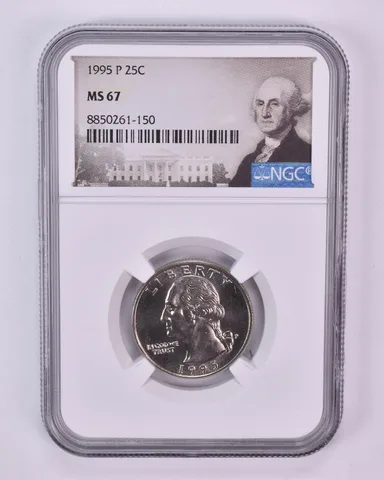 1995-P Washington Quarter MS67 NGC Special Label