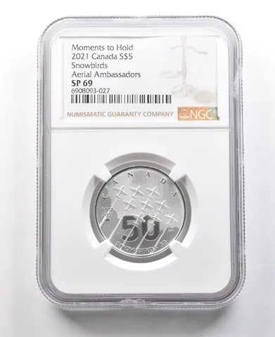 2021 Canada 5 Dollars Silver Snowbirds Aerial Ambassadors SP69 NGC *8420