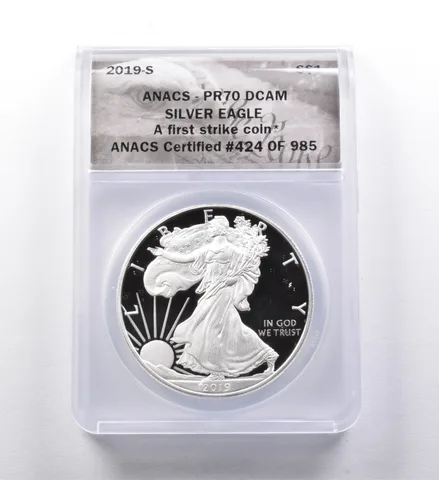 PR70 DCAM 2019-S American Silver Eagle FS ANACS *3015