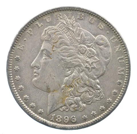 Early - 1896 Morgan Silver Dollar - 90% US Coin *016