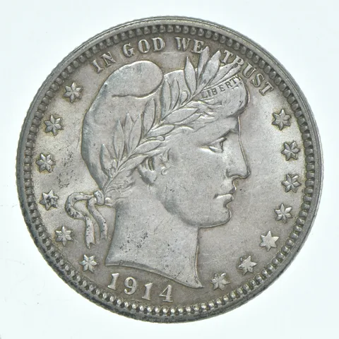 1914 Barber Quarter *9296