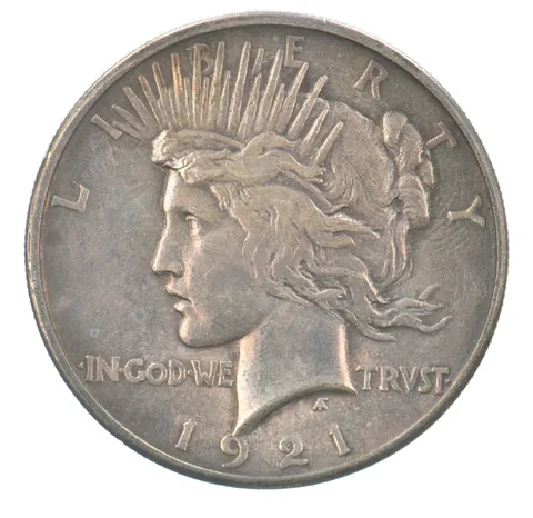 1921 Peace Silver Dollar Beautiful Tone *7611