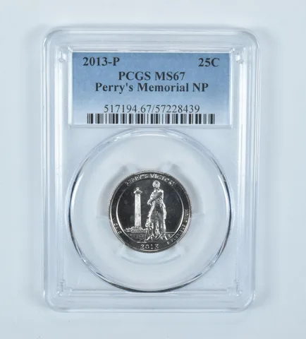 2013-P Washington Quarter ATB Perry's Memorial MS67 PCGS