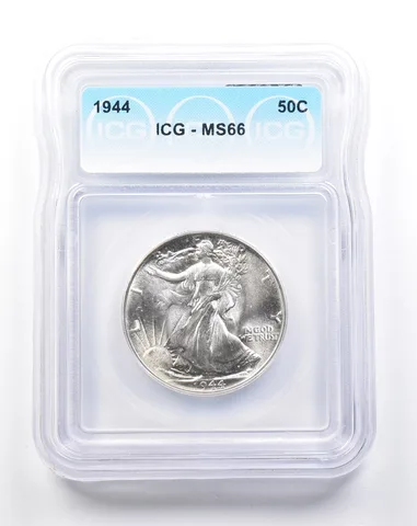 1944 Walking Liberty Half Dollar MS66 ICG *2171