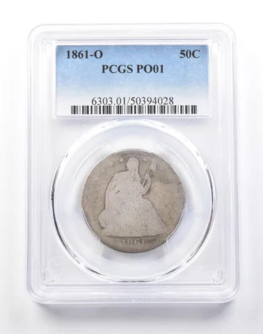 1861-O Seated Liberty Half Dollar PO01 PCGS Lowball *4091
