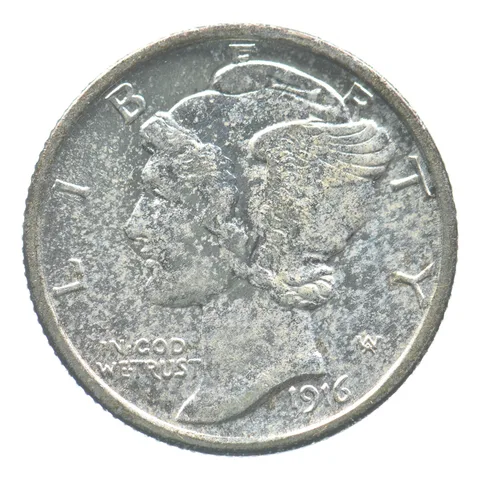 1916 Mercury Dime *6847