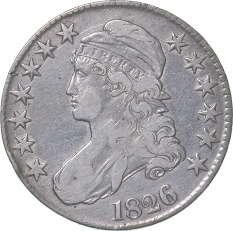 1826 Capped Bust Half Dollar a8319