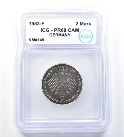 1983 F Germany 2 Mark KM#149 PR69 CAM ICG *8908