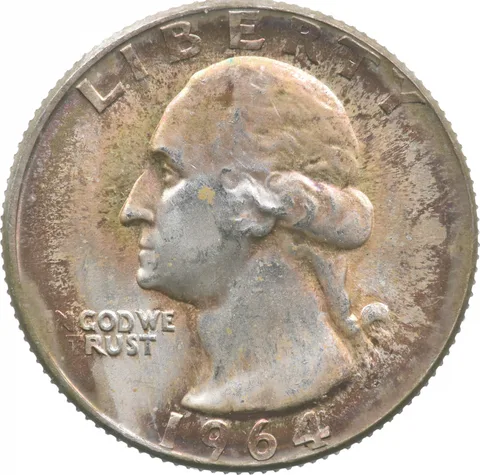 1964-D Washington Quarter - Great TONE a3938