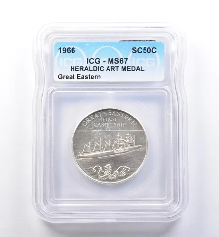 1966 So Called Half Dollar Great Eastern MS67 ICG *8404