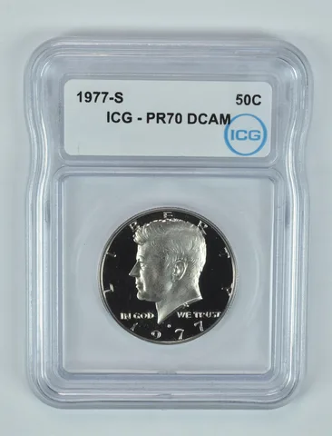 1977-S Kennedy Half Dollar PR70 DCAM ICG