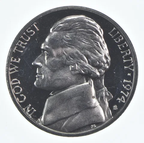 1974-S Jefferson Nickel Proof